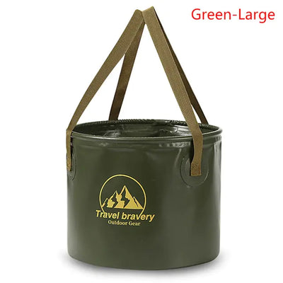 Compact Trekker's Folding Bucket