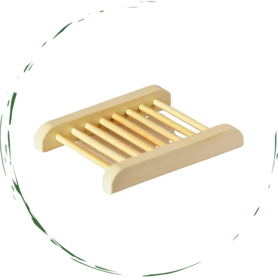 Natural Bamboo Soap Bar Dish