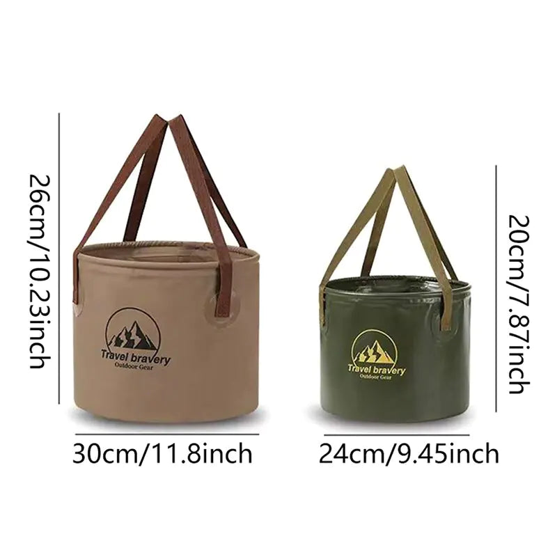 Compact Trekker's Folding Bucket