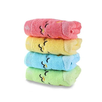 Bamboo Fiber Kitten Hand Towels