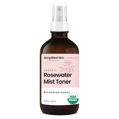 Pure & Refreshing Rose Water Spray – USDA Certified 🌹